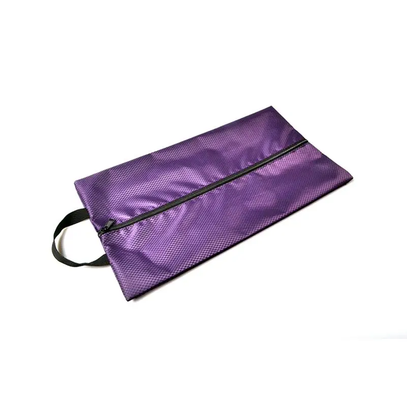 PURPLE SHOE BAG Нейлоновая дорожная сумка для мужчин и женщин, органайзер для ручной клади, большая Вместительная дорожная сумка, Складная Водонепроницаемая компрессионная упаковка, кубики - Цвет: PURPLE SHOE BAG