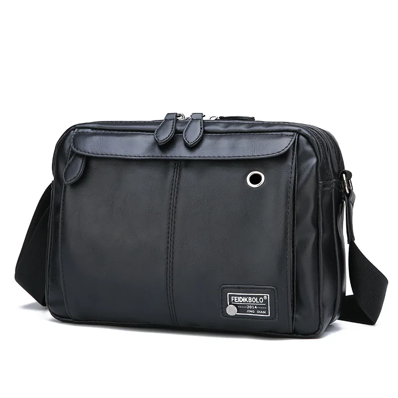 

business multi-layer bag shoulder bag vertical section inclined shoulder bag backpack cross-border for a undertakes