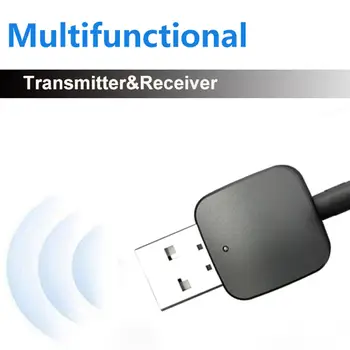 

2 IN 1 USB Bluetooth 5.0 Audio Receiver Transmitter Mini 3.5mm USB Stereo Music Wireless Adapter For TV Car PC Headsets