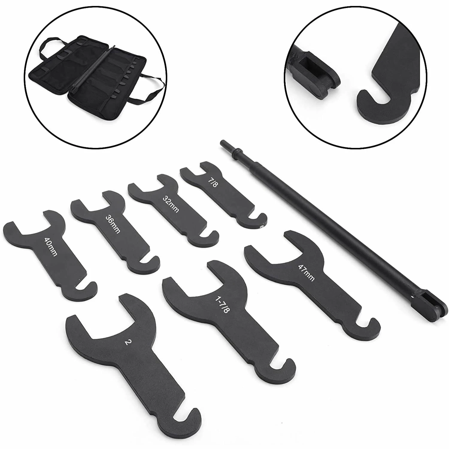 43300 Pneumatic Fan Clutch Wrench Set Removal Tool For Ford Gm