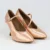 BD Dance Women Standard Shoes 138 ClASSIC Fresh Tan Satin High Heel Ladies Ballroom Dance Shoes Мягкая подошва Modern Dance