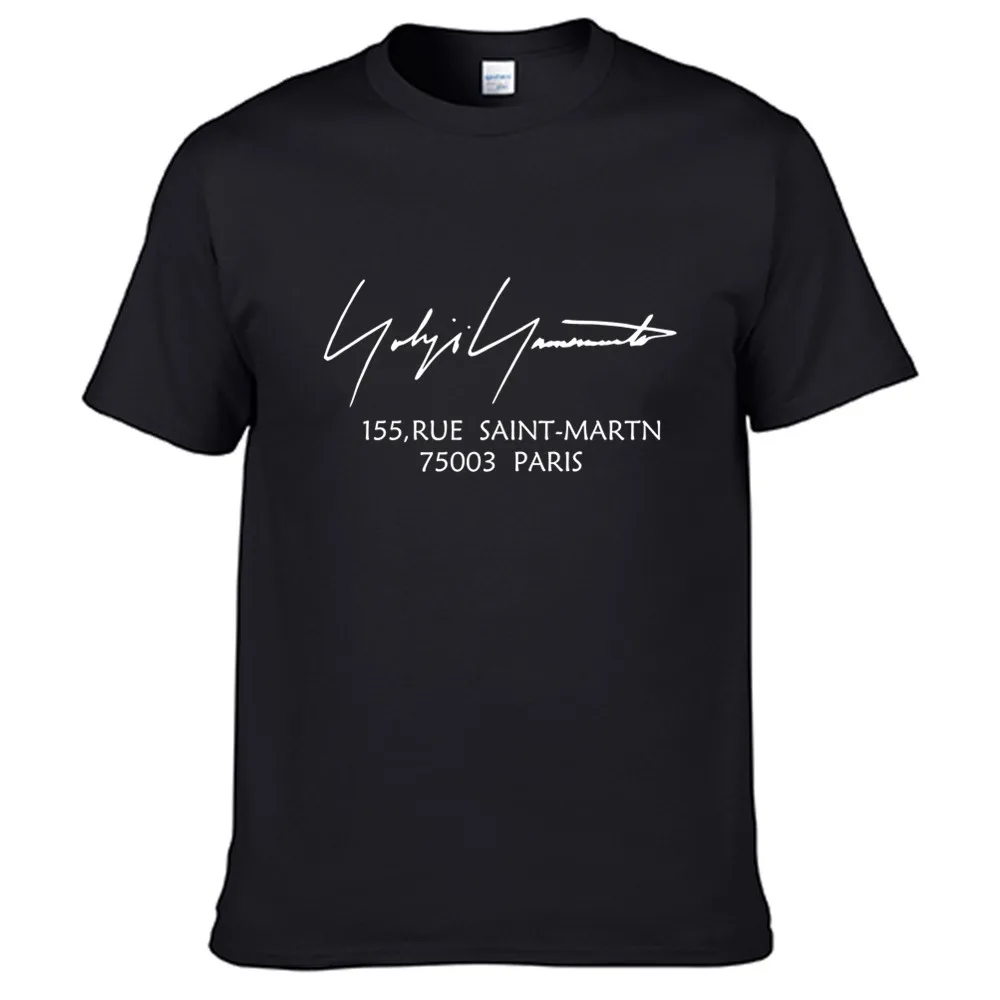 2021 Yohji Yamamoto 3y футболка для мужчин лимитированный выпуск Мужская черная брендовая