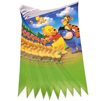 

2.5 Metre Winnie Bear Banner Happy Birthday Party Supplies Festival Decoration Event Party Favor Gender Reveal Decor