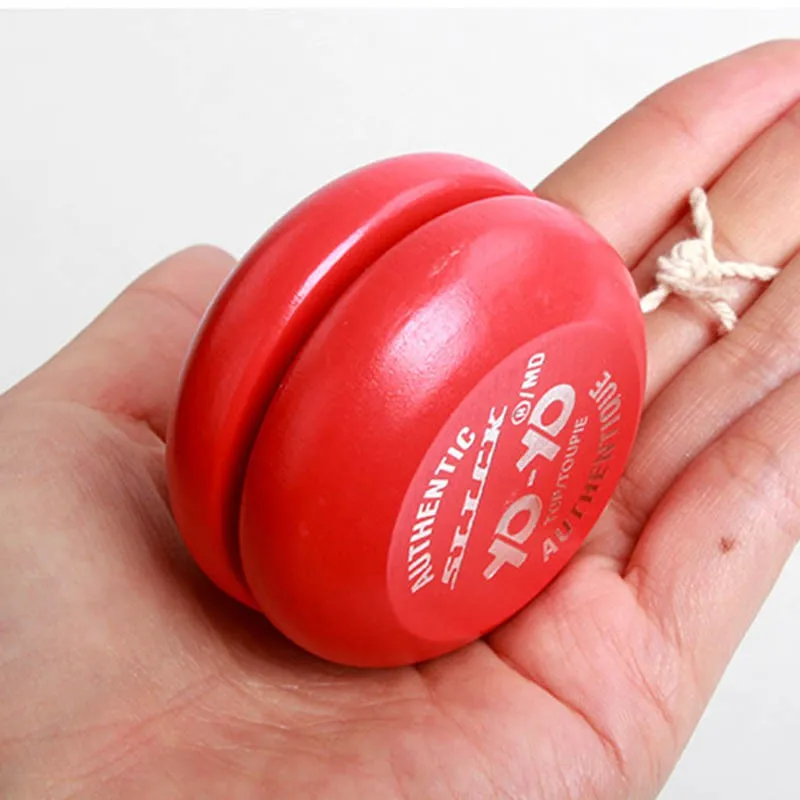 

2019 Kids Toys Wooden Yoyo Funny Colorful yo-yo Ball With Line Education Toys Gift For Children