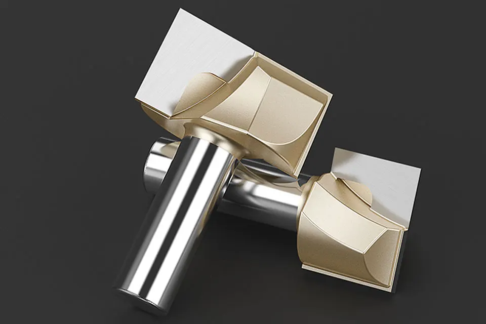 HUHAO 1pc 1/2 1/4 Shank Cleaning Bottom Engraving Slab Surfacing Flattening Router Bit Woodworking Tool CNC Cutter 6-50mm