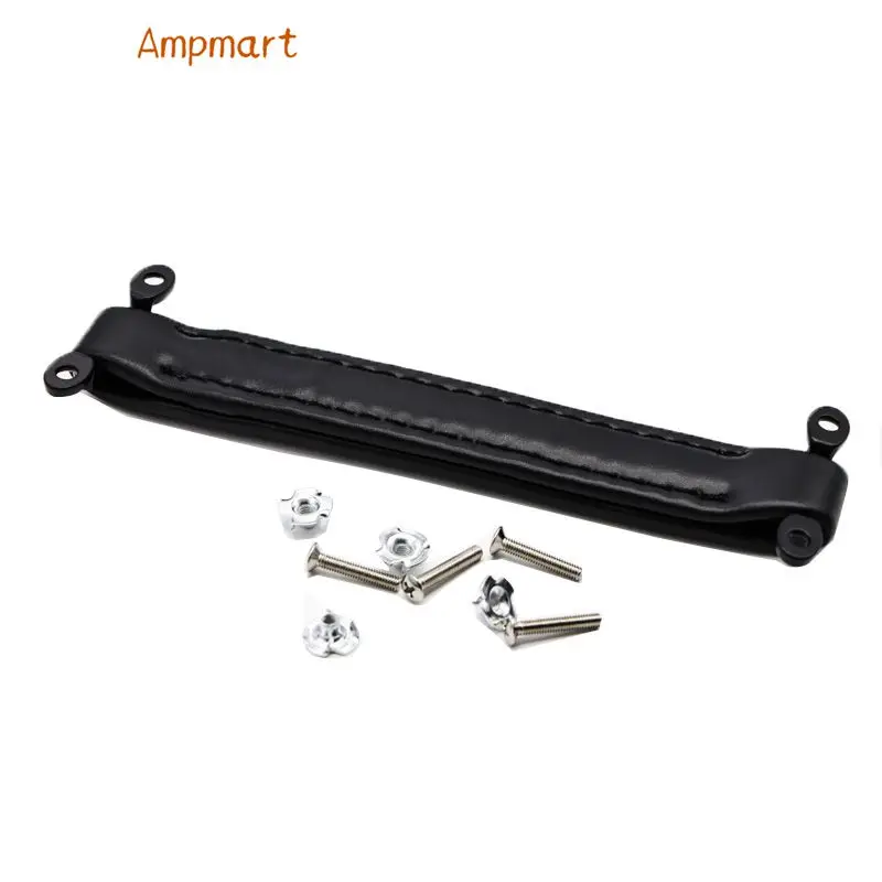 Ampmart Schwarz Vintage Stil Leder Griff Für Fender Gitarre AMP Schrank Mit Schraube 1PC – Detail 2