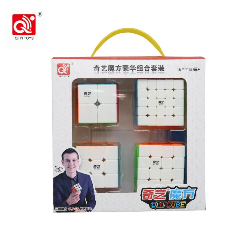 

XMD Solid Color Gift Box-2345-Order 2345 Order Four Rubik's Cube Gift Box Assembly 80 Page Tutorial Book