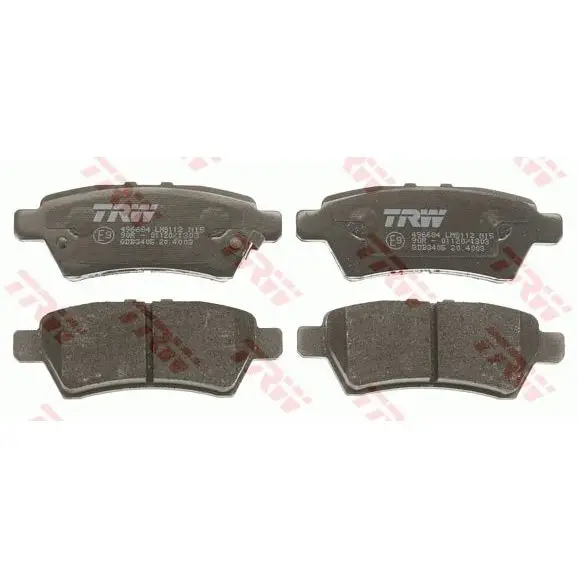 Brake pads NISSAN PATHFINDER 05-/NAVARA 05-rear TRW GD | Автомобили и - Цена: 