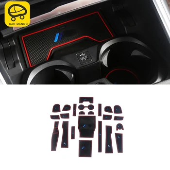 

CarMango for BMW 3 Series G20 2020 Car Styling Door Groove Mat Anti-slip Mat Light Gate Slot Cup Pad Interior Accessories