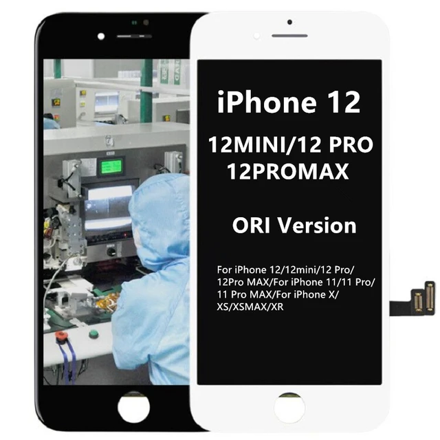 Lcd para iphone 12/12 mini/12 pro/12 promax exibição ori substituição da qualidade com tela de toque para iphone 11 lcd para iphone x lcd