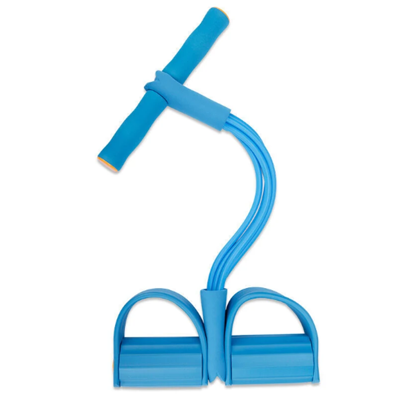 Фитнес-Эспандеры для помещений, оборудование для упражнений, эластичные тянущиеся ленты для тренировок, спортивных педалей - Цвет: blue