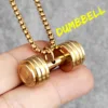 Gold Dumbbells