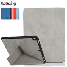 Для iPad Pro 10,5 чехол из искусственной кожи тонкий смарт-чехол Автоматический Режим сна/пробуждения для Apple iPad Pro 10, " чехол с держателем карандаша