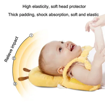 Baby Head Protection Pillow Baby Toddler Protection Pad Soft PP Cotton