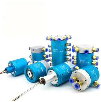 

Pneumatic Rotary Conductive Slip Ring 12 4 6 8 Passages Waster Electric Air Joint Slip Ring
