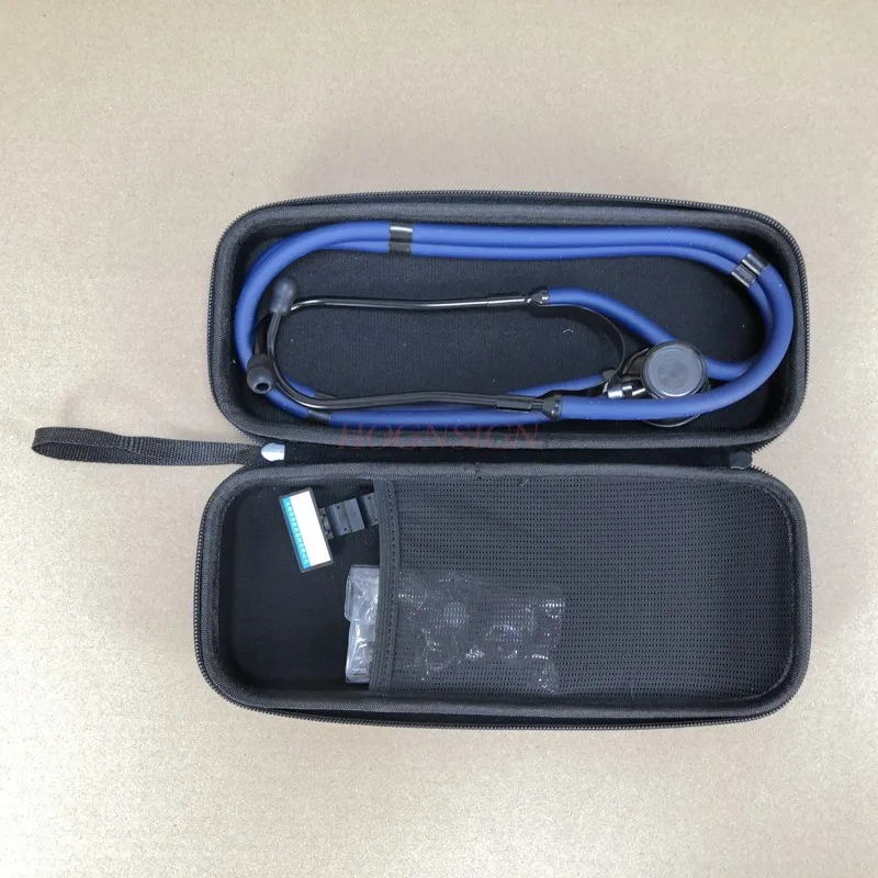 Portable stethoscope storage box blue Stethoscope double-sided stethoscope child pediatric double-sided