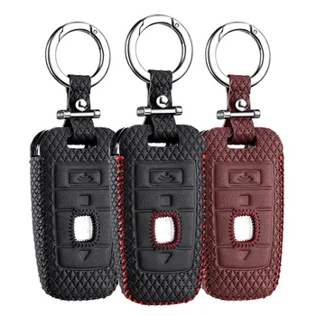 

LUCKEASY For Rolls-Royce Phantom 2018 Black Badge Edition 2017 6.6t CAR leather Smart Remote key Case Cover Holder