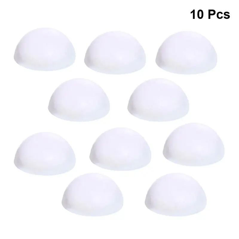 5cm White Half Star 10 шт. белые шары из пенопласта пенопластовые украшения DIY рукоделия вечерние украшения вечерние поставки декорации на рождественскую елку - Цвет: 5cm White Half Star