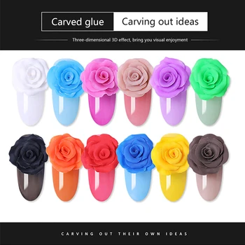 

Anmas Rucci 12 Colors 4D Nail LED Gel UV Gel Nails Polish Nail Art Gel 4D Soak Off Gel Polish