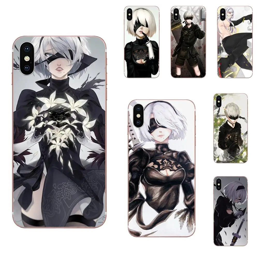Модный тонкий чехол NieR Automata для Xiaomi Redmi Note 2 3 3S 4 4A 4X 5 5A 6 6A Pro Plus мягкие чехлы