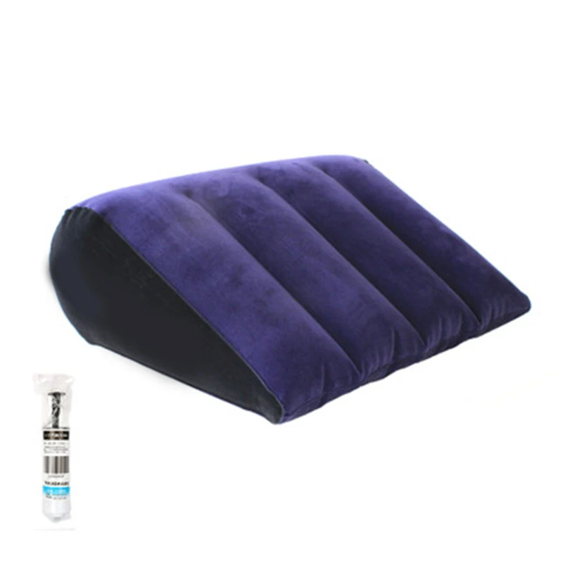 pillow and pump Надувная любовная подушка секс-игрушка Клин раскладывающаяся Подушка мебель эротическая Клин игрушки для взрослых игр HTQ99 - Цвет: pillow and pump
