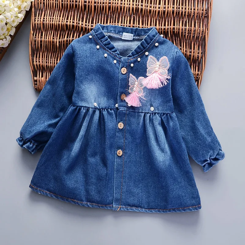 Kid Girls Spring Autumn Coats Baby Jackets Toddler Flower Decoration