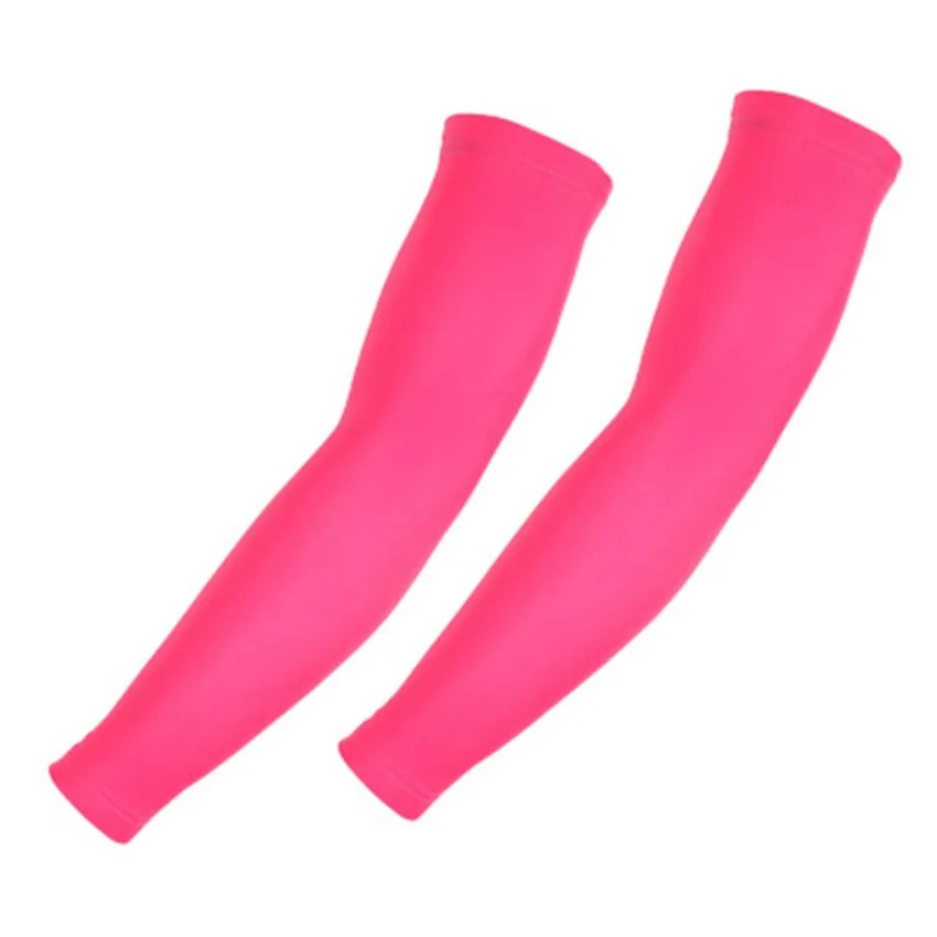 Высококачественные мужские и женские перчатки для бега, цветные шелковые рукава для велоспорта, рукава для защиты от солнца, гетры для рук, защитный рукав