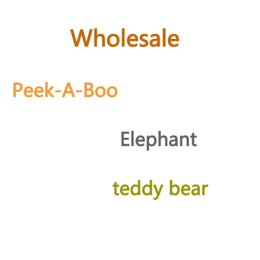 30 см Peek A Boo слон плюшевый медведь плюшевая игрушка