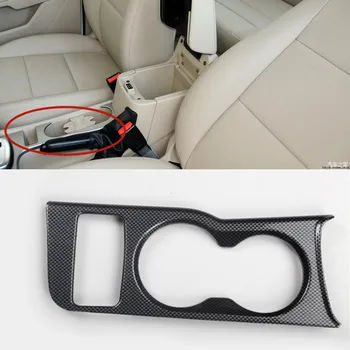 

Car Water Cup Decoration Trim Sticker ABS Chrome Accessories Case for Frod Focus 2012 2013 2014