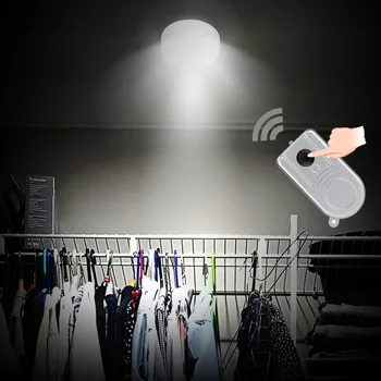 

13LED Bright Remote Controller Light Cabinet Light Wardrobe Drawer Lamp Bulb Bed Cabinet Stairs lighting Night Lights CD