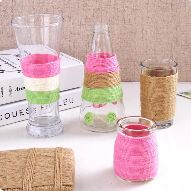 10M/Roll Hemp Twine String Photo Wall Gift Box Craft Making Material Hemp Rope