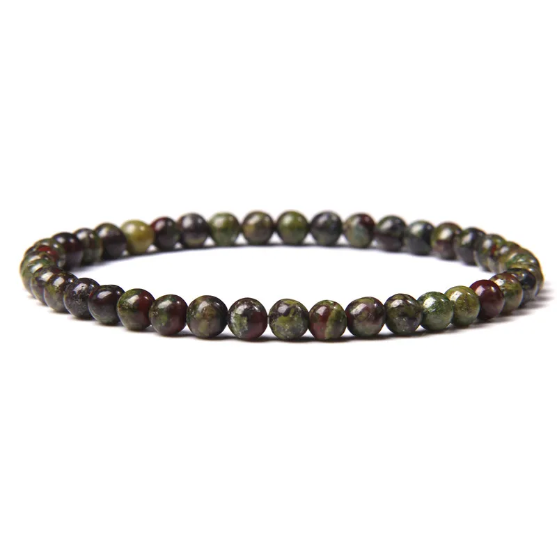 Chakra Energy Bracelet: Natural Agate & Onyx Beaded Stretch Jewelry
