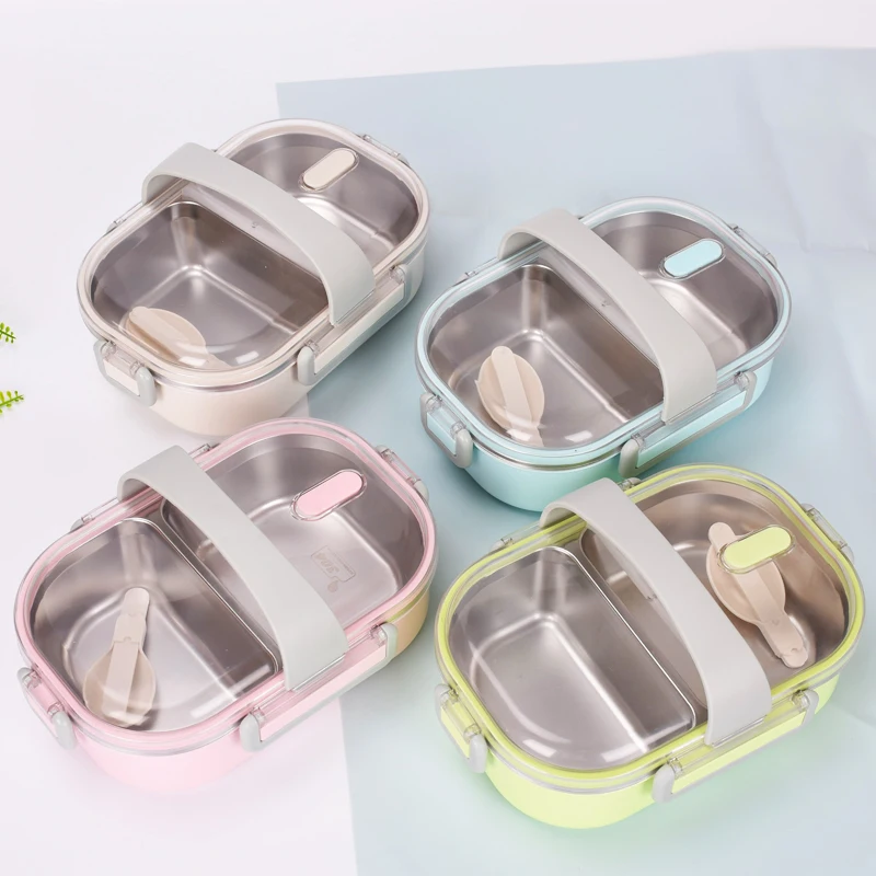 

Tablewarekid Launch Box Stainless Steel Insulated Lunch Box Food Container with Handle Leakproof Loncheras Para Almuerzo