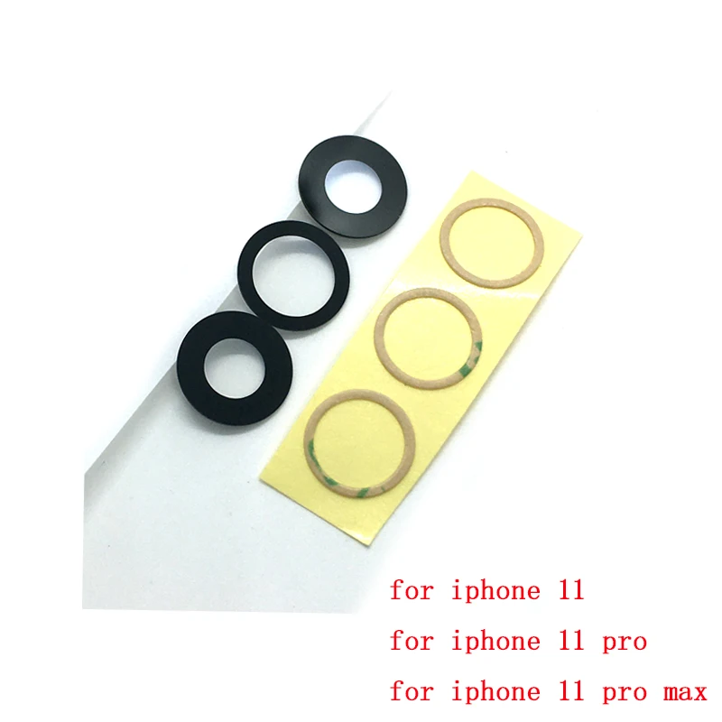 Оригинальный стеклянный объектив камеры для iphone 11 Pro задняя крышка Bcak стеклянная