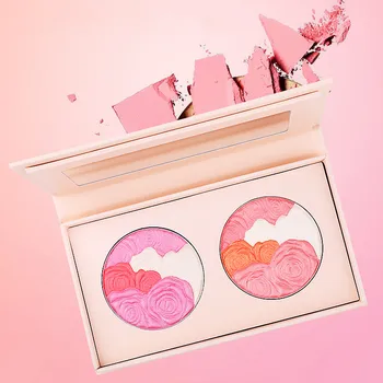 

Blusher Makeup Palette 3D Cheek Retractor Cheek Blusher Highlighter Lip Tint Makeup Lip And Cheek Silicon Blusher