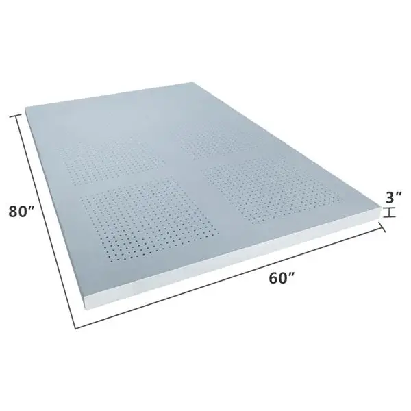

3'' Single Layer Gel Particle Memory Cotton Mattress Slow Rebound Comfort Mattress