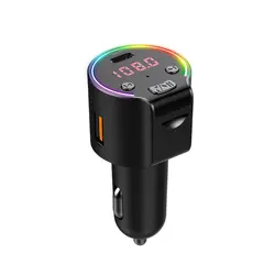 Reproductor MP3 automático manos libres, adaptador de Radio Fm 5,0, Usb, Oplader, G61