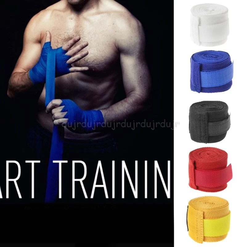 2.5m Cotton Bandage Boxing Wrist/Hand Wrap Muay Thai Handwraps For Training 