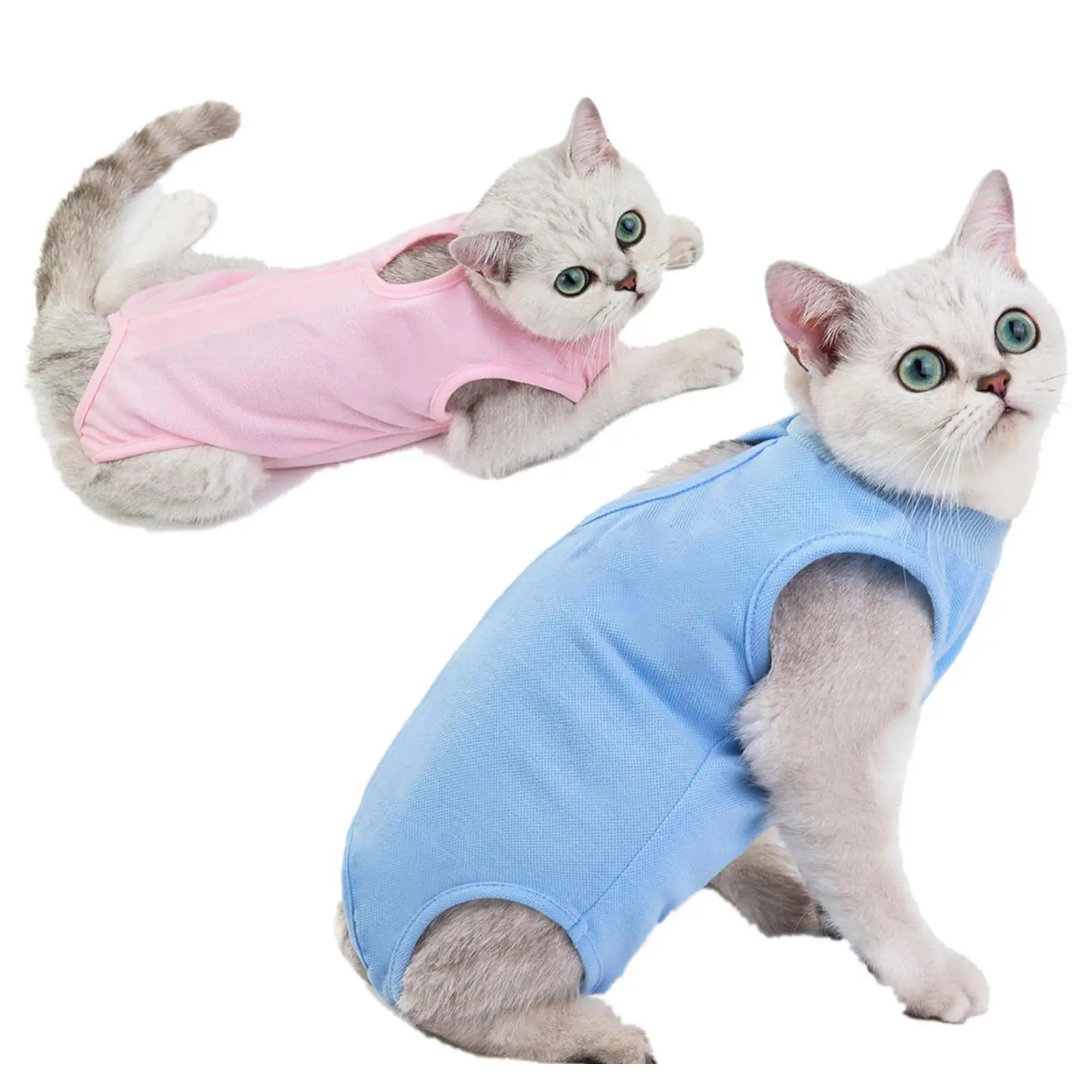 

Pet Dog Vest Unisex Puppy Cat T-shirt Sleeveless Kitten Sterilization Vest Cat Clothes Anti-licking Weaning Romper Pet Supplies