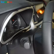 Для Toyota Highlander- Матовый ABS Стайлинг интерьер приборной панели крышка приборная коробка отделка Декоративная рамка 1 шт