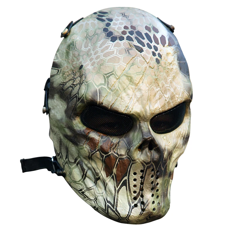 

Ghost Tactical Masks Motorcycle Hunting Halloween Outdoor Military Wargame Paintball Airsoft Skull Protection Full Face Mask