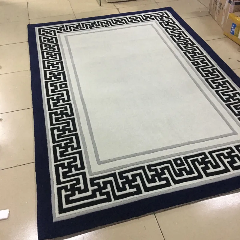 

2019 NEW High quality handmade acrylic carpet Bedroom / living room computer desk Carpet Custom Size