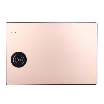 

Aluminium Alloy Qi Wireless Charger Charging Holder Multifunctional Non-Slip Mouse Pad Mat For Wireless Charging Phone