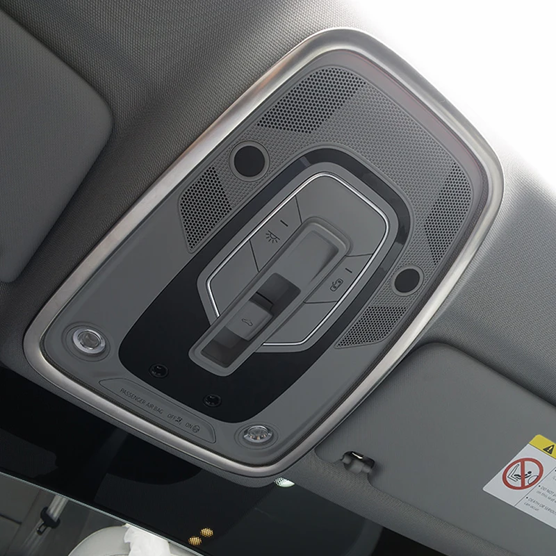 Gelinsi для Audi A4 A5 S4 S5 B9 автомобильный передний светильник для чтения, панель, накладка, рамка, наклейка, хромированный аксессуар для интерьера