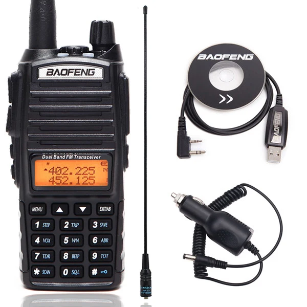 Picture 4 Baofeng UV-82 Plus 8 Вт Высокая мощность Двухдиапазонная рация VHF/UHF 10 км длинный диапазон UV82 двухстороннее Ham CB Любительское портативное радио - Цвет: Picture 4