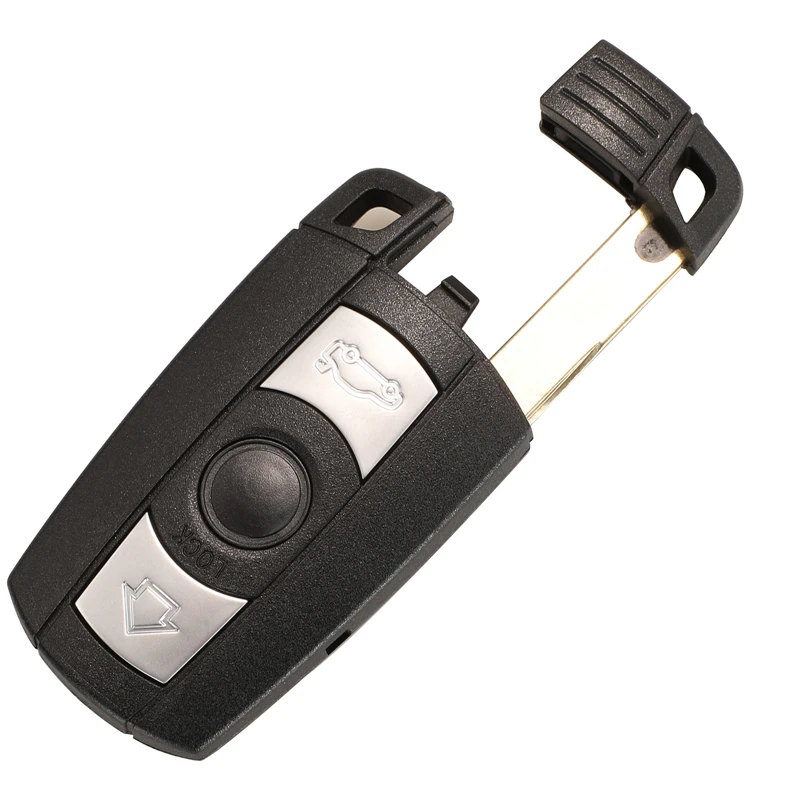 jinyuqin Car Remote Key Shell For BMW E61 E90 E82 E70 E71 E87 E88 E89 X5 X6 For 1 3 5 6 Series Replace 3 Button Smart Key Case