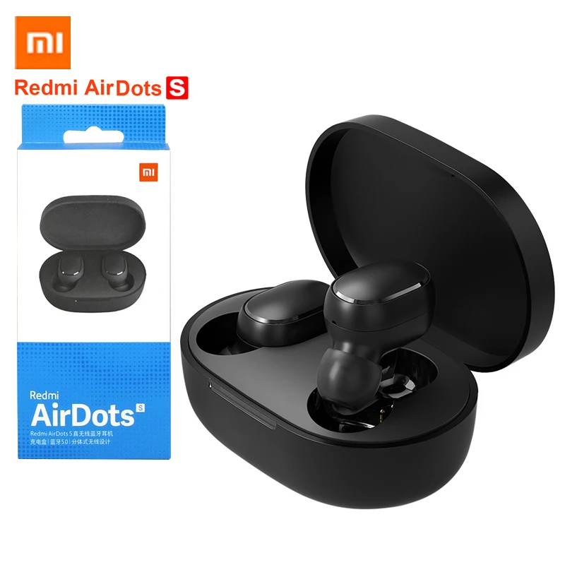 Новые беспроводные наушники Xiaomi Redmi AirDots S с Bluetooth 5 0 Mi True базовые стерео TWS Airdots