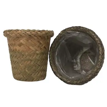 

2pcs Flower Pot Plant Pot Macetas Pots For Plants Decorative Mini Flower Pot Flower Holder Decor Succulents Pot For Bookrack