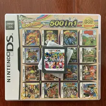 500 в 1 видеоигра картридж консольная карта для nintendo NDS NDSL 2DS 3DS NDSI US
