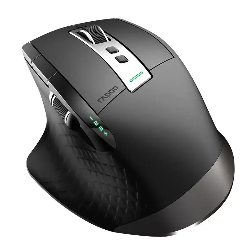 Мышь Rapoo MT750S аккумуляторная беспроводная эргономичная 3200 DPI Bluetooth | Компьютеры и